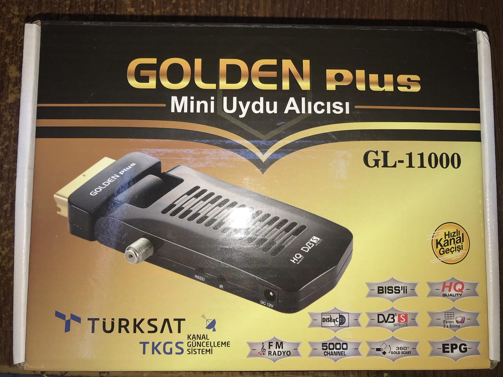 Uydu Alıcısı Mini Scart (SD) Golden Plus DİJİTAL UYDU ALICISI