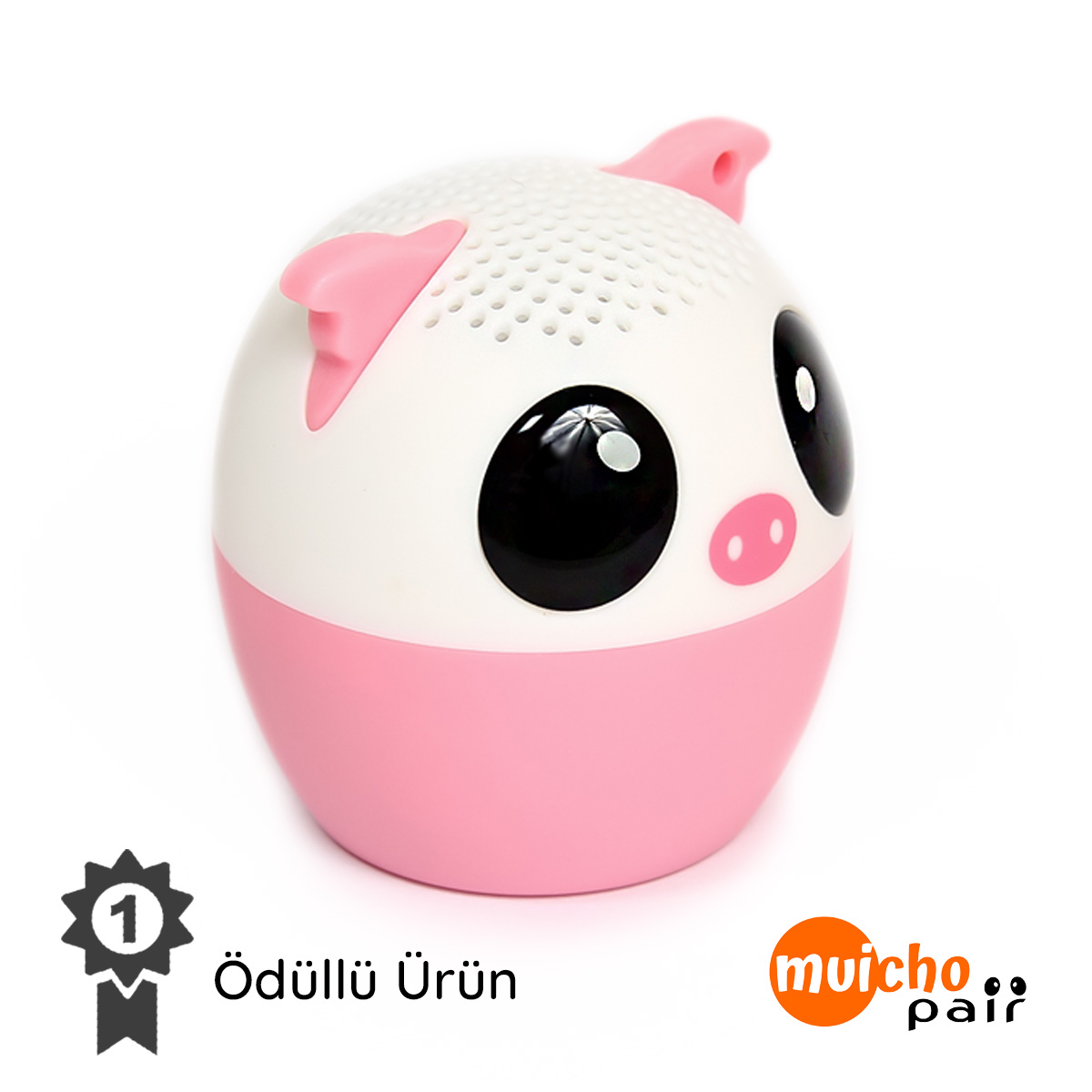 Muicho™ Pair - Eşleşebilen Mini Bluetooth Hoparlör - Piggy Sui
