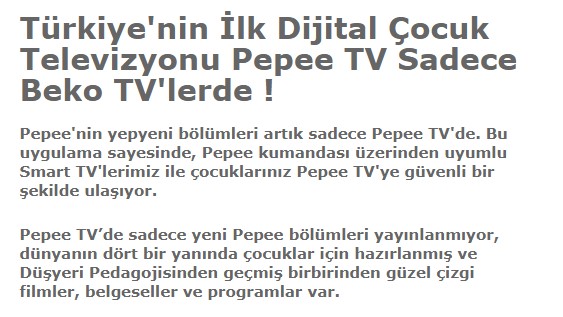 Pepe Pepee Tv Ozel Kumandasi Fiyatlari Ve Ozellikleri