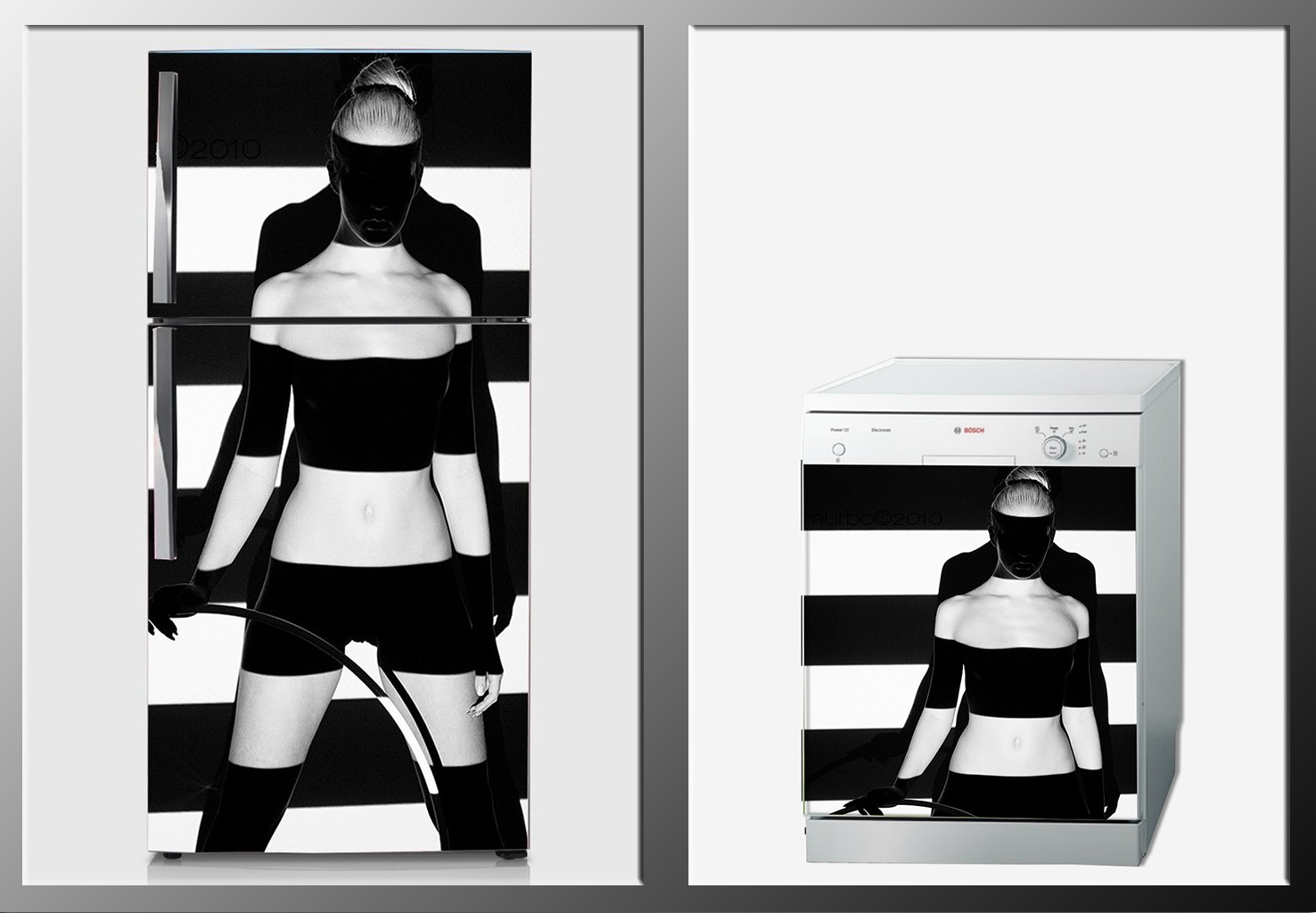 ArtWall Beyaz Eşya 3D Sticker ArtWall Beyaz Eşya 3D Sticker