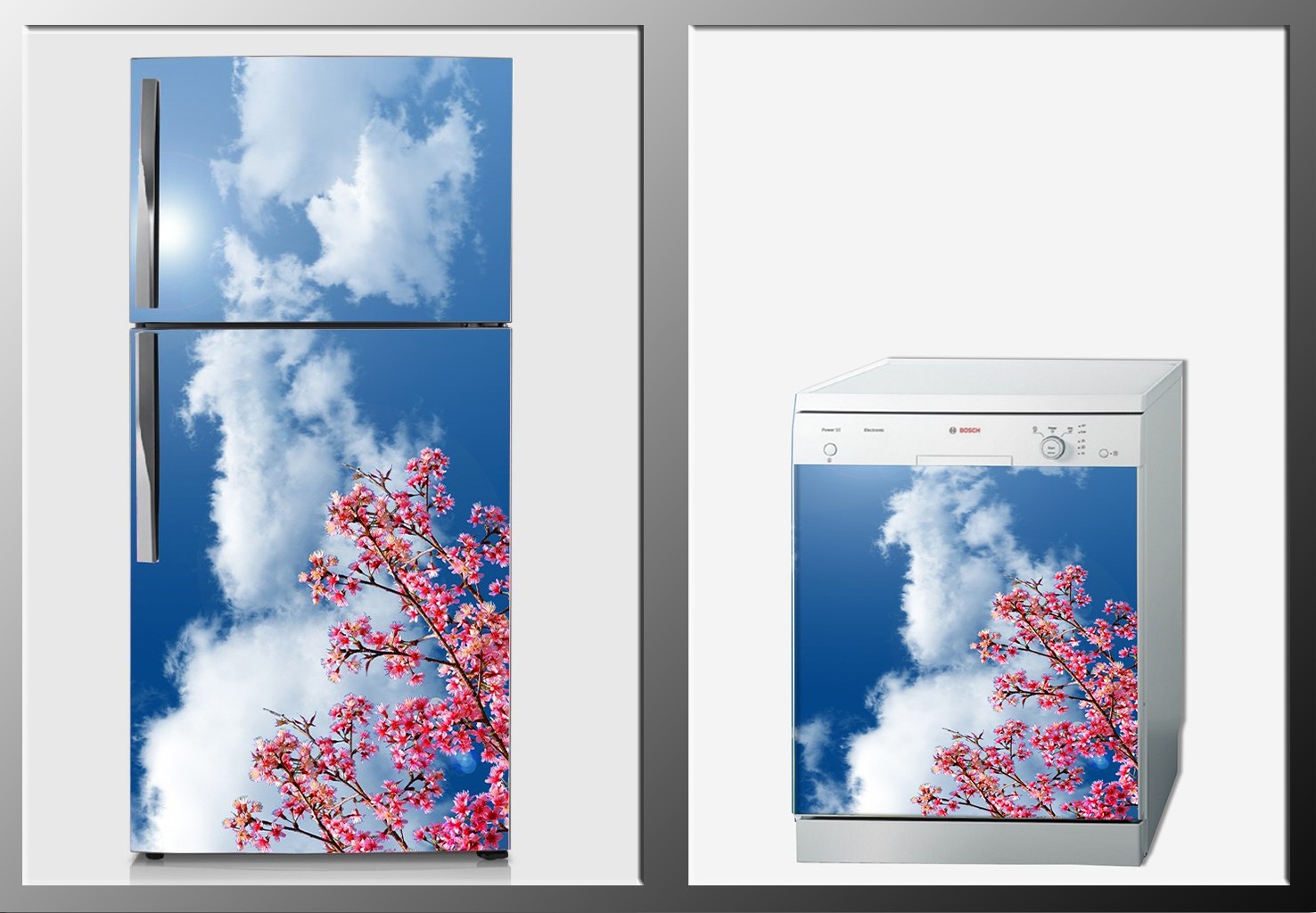 ArtWall Beyaz Eşya Çiçek Sticker ArtWall Beyaz Eşya Çiçek Sticker