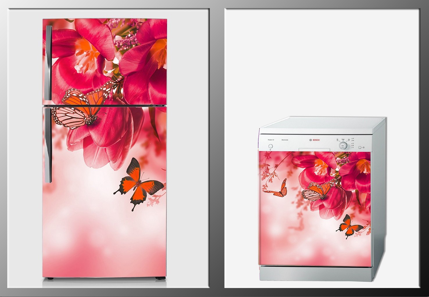 ArtWall Beyaz Eşya Çiçek Sticker ArtWall Beyaz Eşya Çiçek Sticker
