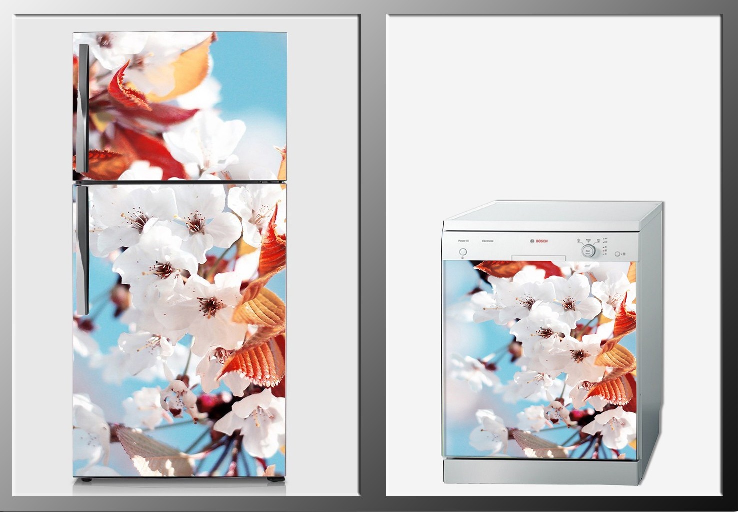 ArtWall Beyaz Eşya Çiçek Sticker ArtWall Beyaz Eşya Çiçek Sticker
