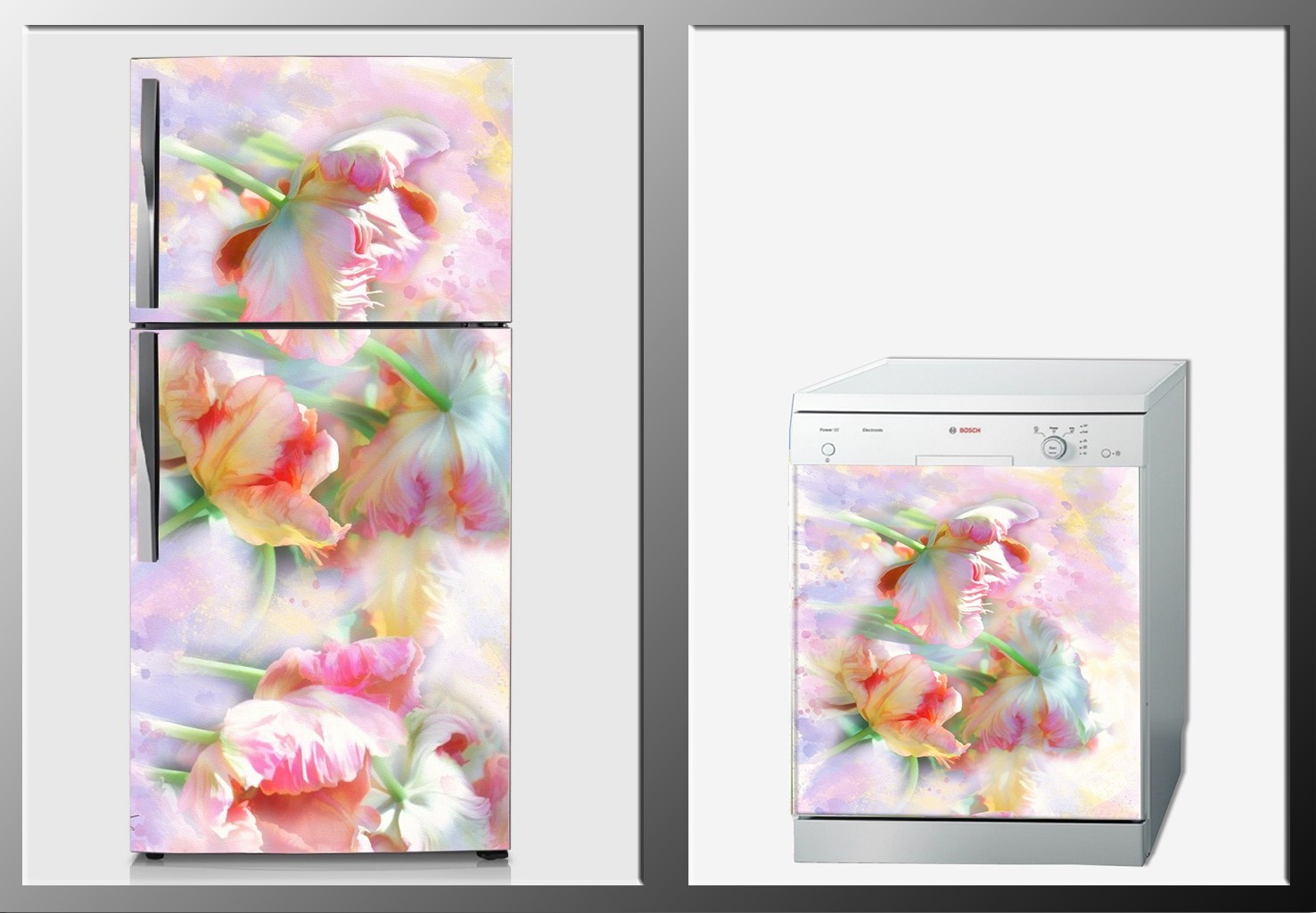 ArtWall Beyaz Eşya Çiçek Sticker ArtWall Beyaz Eşya Çiçek Sticker