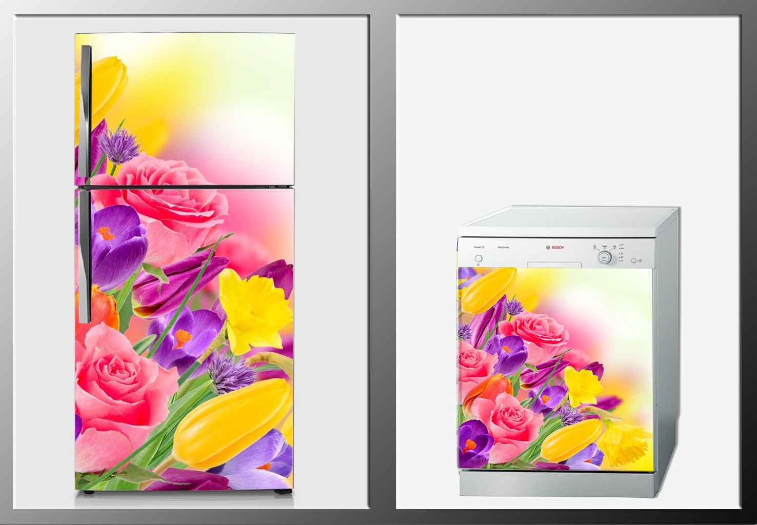 ArtWall Beyaz Eşya Çiçek Sticker ArtWall Beyaz Eşya Çiçek Sticker