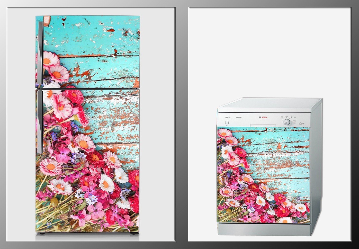 ArtWall Beyaz Eşya Çiçek Sticker ArtWall Beyaz Eşya Çiçek Sticker