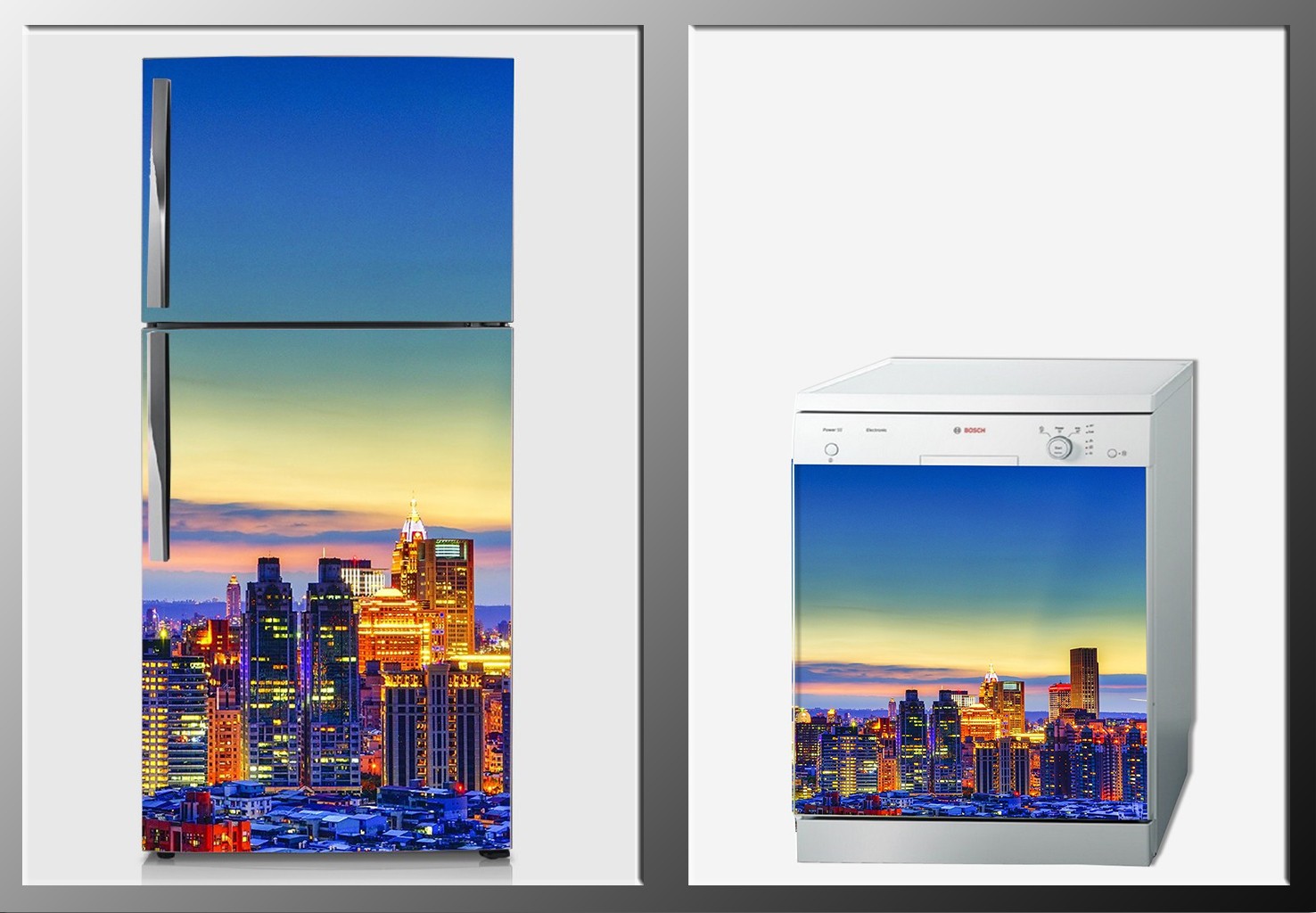 ArtWall Beyaz Eşya Şehir Sticker ArtWall Beyaz Eşya Şehir Sticker