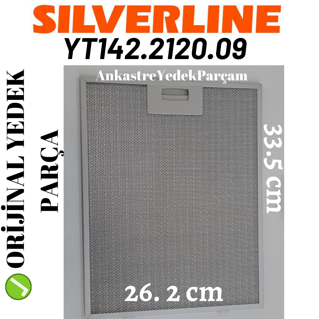 Silverline 2120 X6  3170  Orijinal Davlumbaz Filtresi