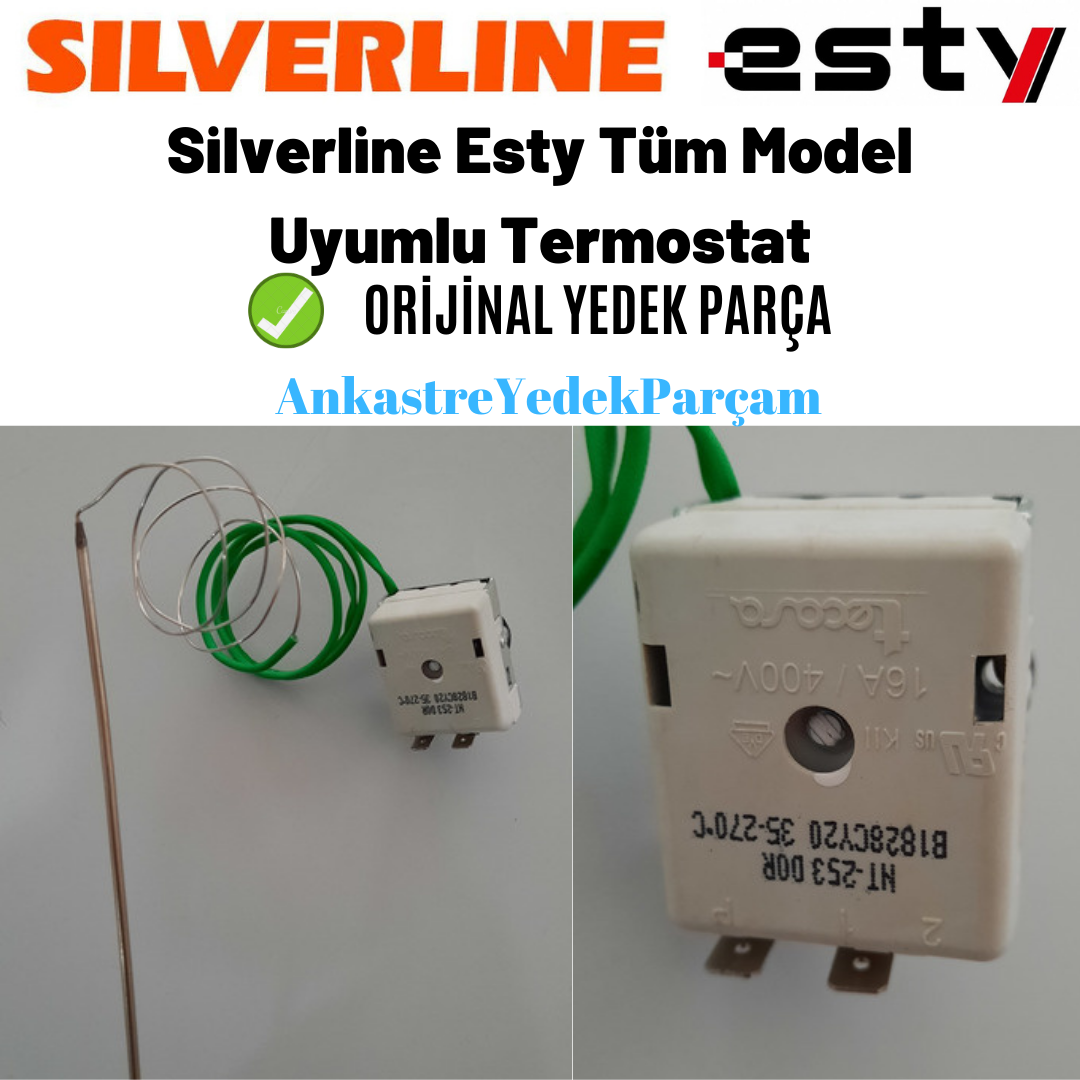 Silverline Esty Fırın Orijinal Termostat Tüm Model Uyumludur