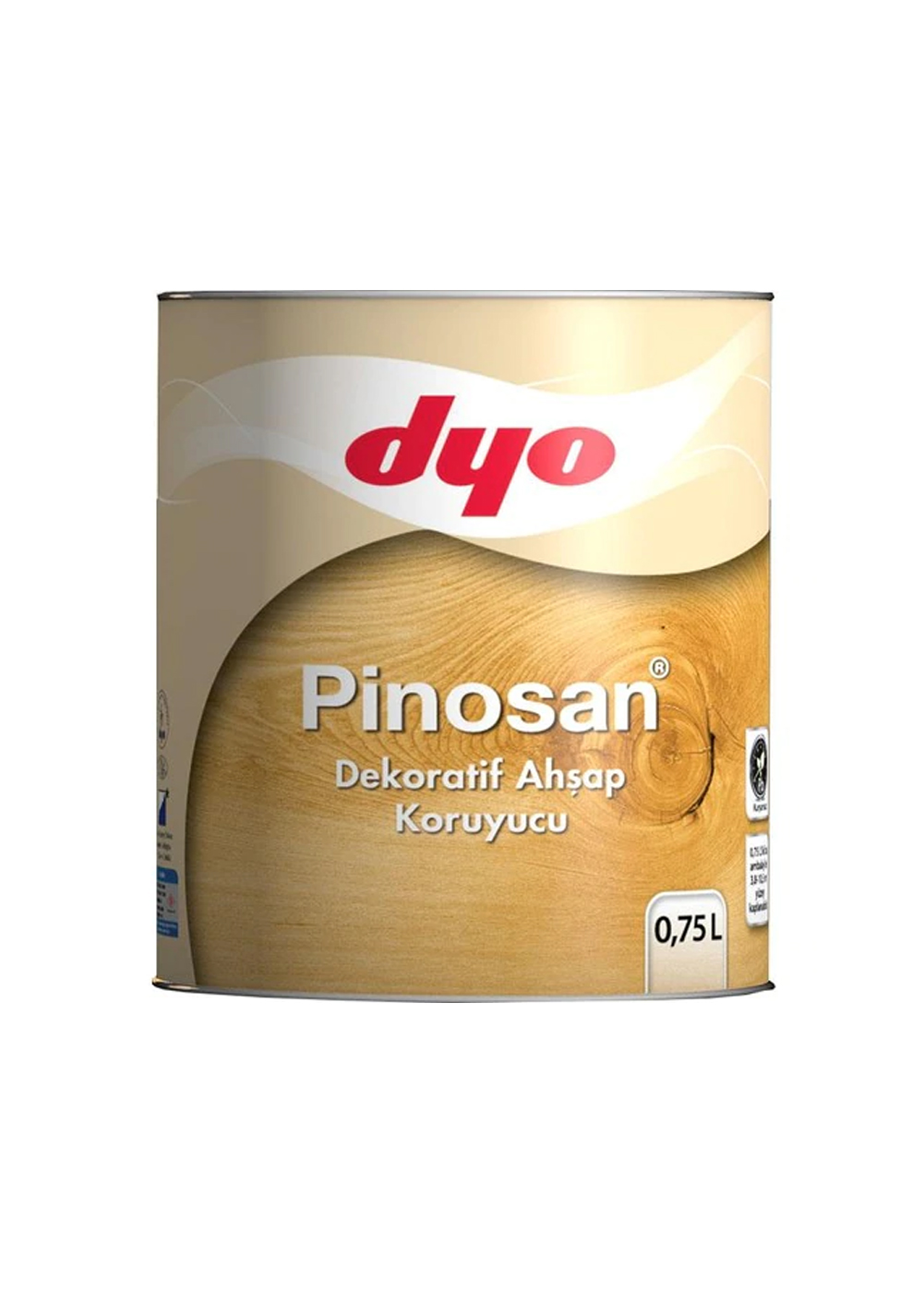 Dyo - Pinosan Verniksiz Ahşap Koruyucu Renkleri (0,75 Litre)