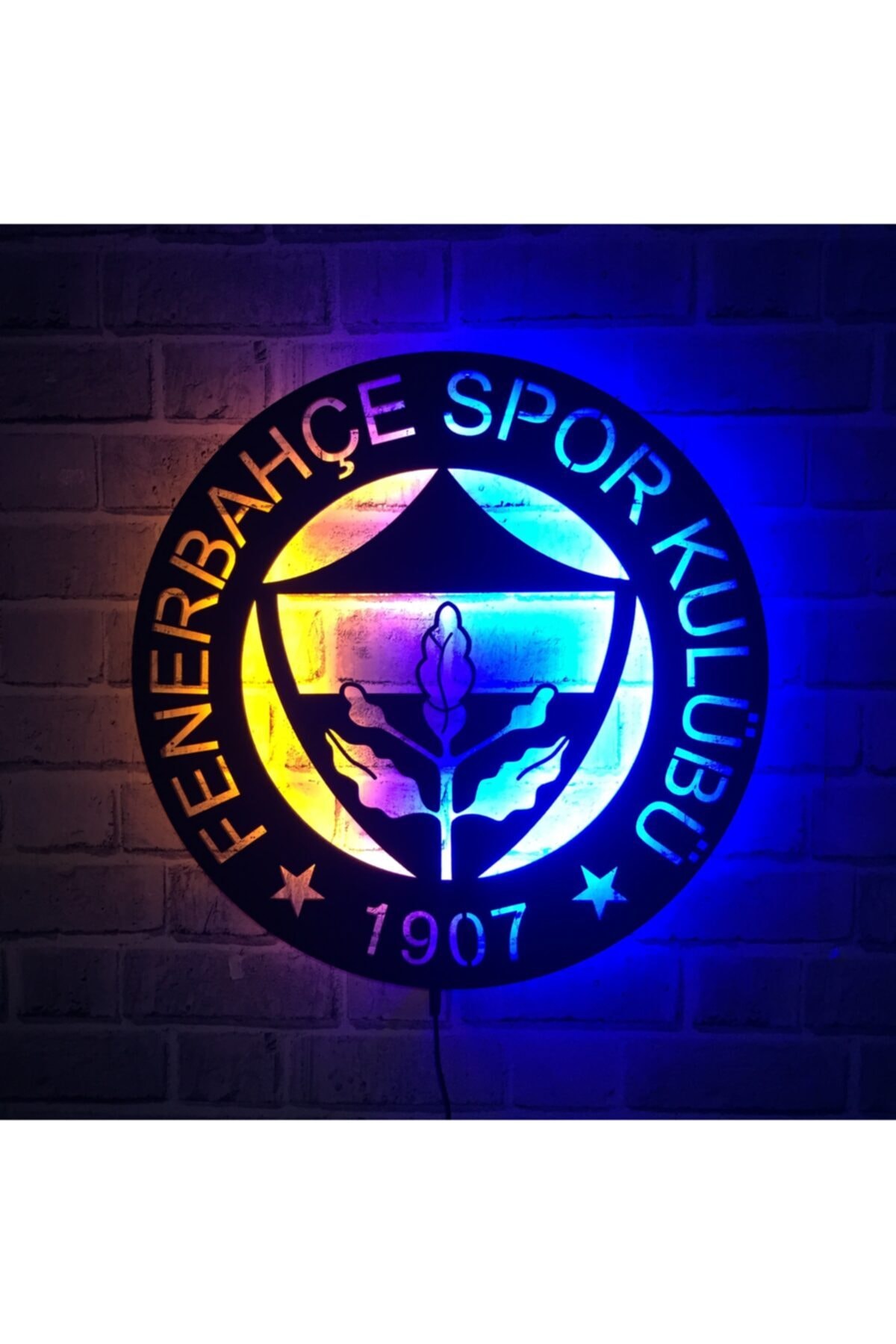 Fenerbahçe Dekoratif Tablo - Led Aydınlatmalı