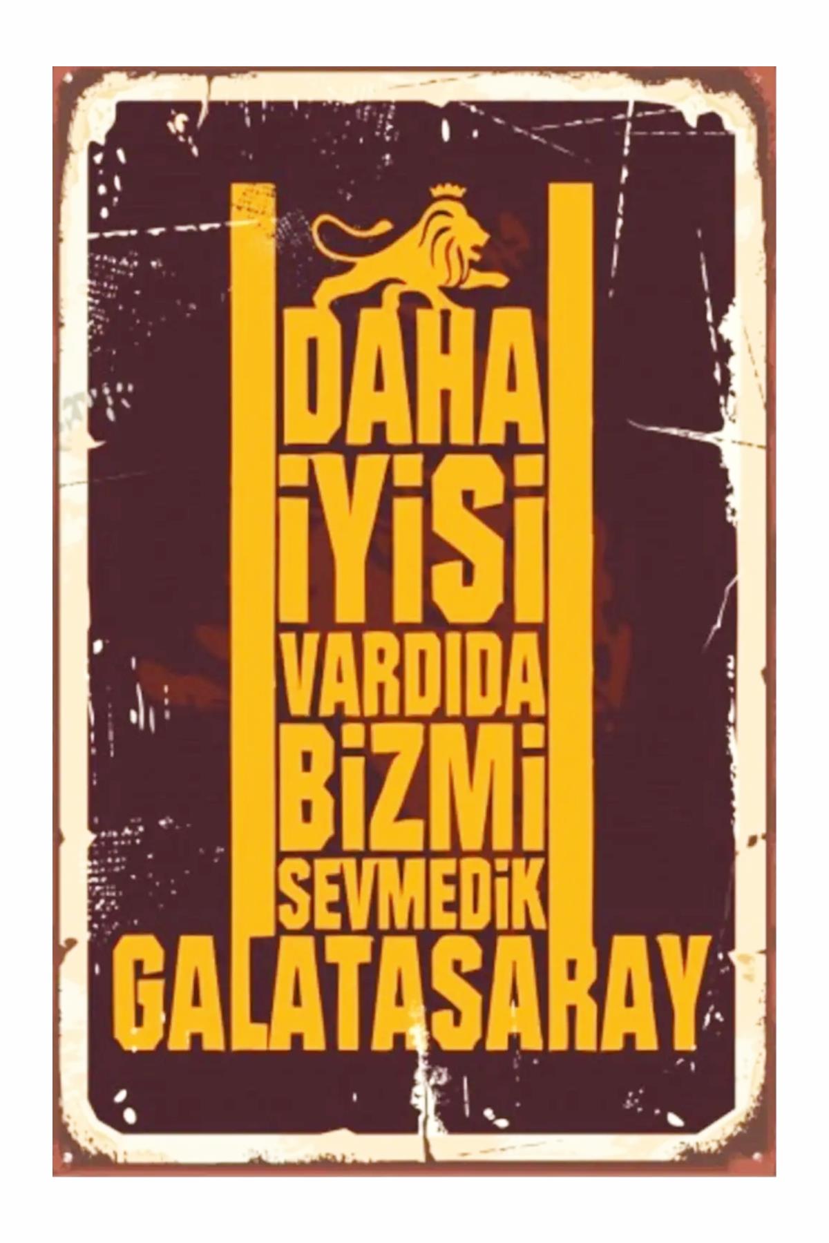 Galatasaray Retro Vintage Ahşap Mdf Tablo DRTR0120