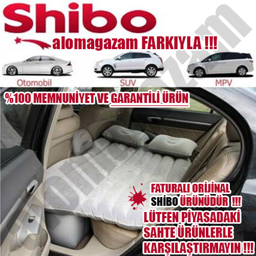Shibo Araç İçi Şişme Yatak Araba Koltuk Yatagı POMPA HEDİYELİ !!!
