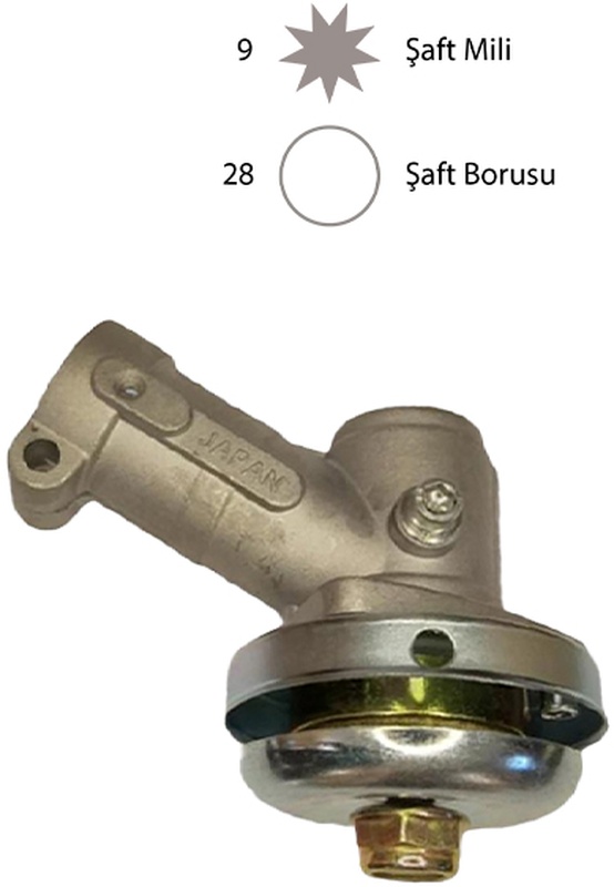 TIRPAN KAFA GRUBU KOMPLE 28 MM 9 YILDIZ görsel 2