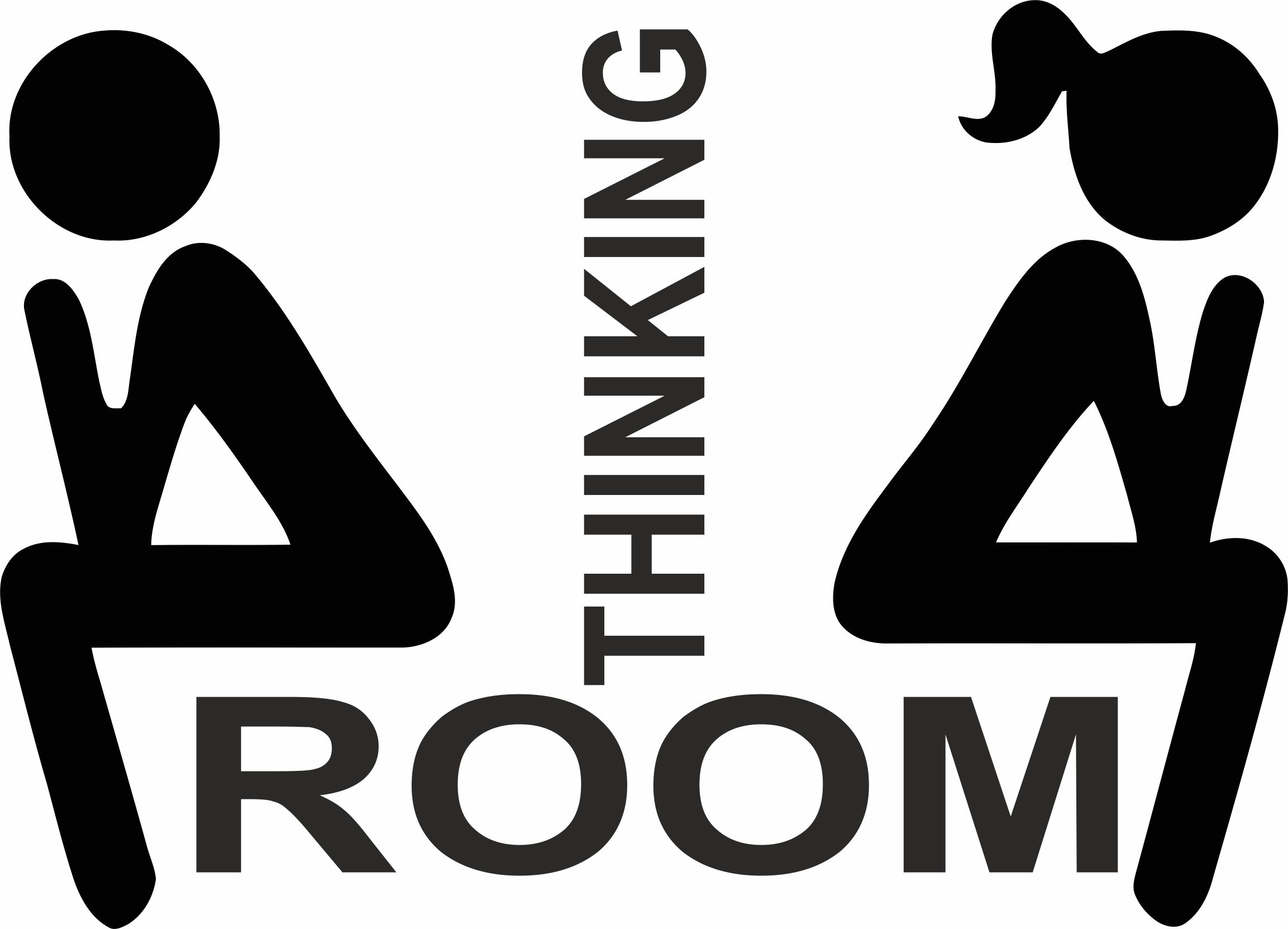 Tuvalet Düşünme Odası Sticker 79012