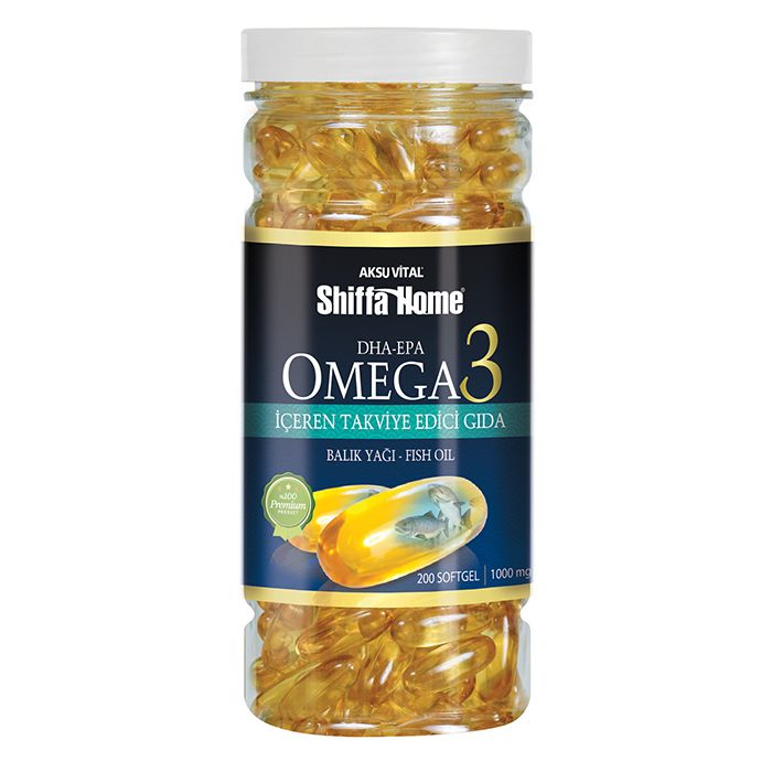 Omega 3 Balık Yağı Shiffa Home (200 KAPSÜL 1000 MG)