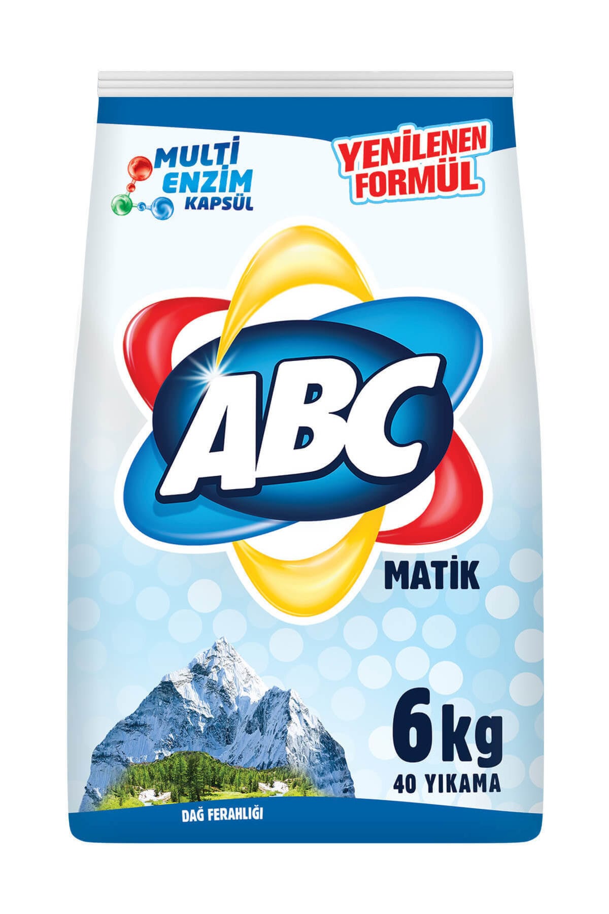 ABC Matik Dağ Ferahlığı Toz Çamaşır Deterjanı 40 Yıkama 6 KG