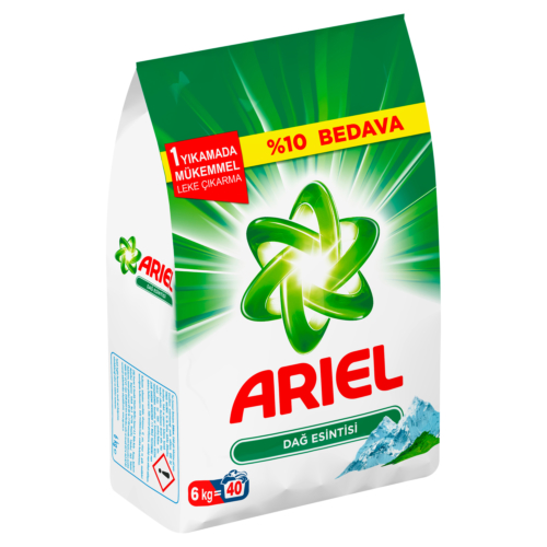 Ariel Toz Çamaşır Deterjanı Dağ Esintisi 40 Yıkama 6 KG