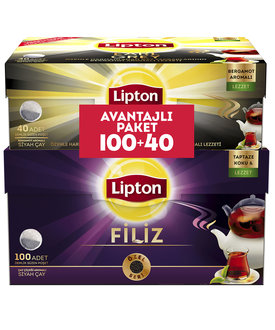 Lipton Filiz + Earl Grey (100'lü + 40'lı) 320 G + 128 G