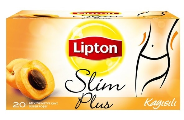 Lipton Slim Plus Kayısılı Karışık Bitki Çayı 20 x 2 G