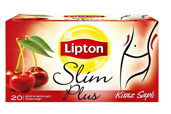 Lipton Slim Plus Kiraz Saplı Bitki Çayı Süzen Poşet 20 x 2 G
