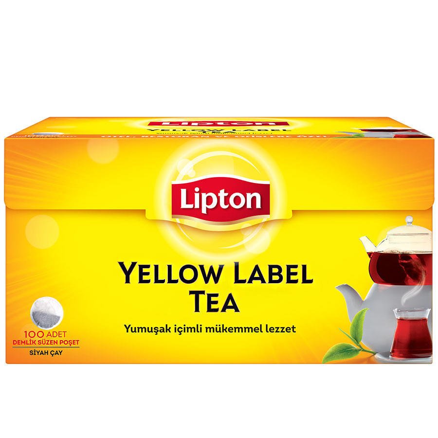 Lipton Yellow Label Demlik Poşet Çay 100 x 3.2 G
