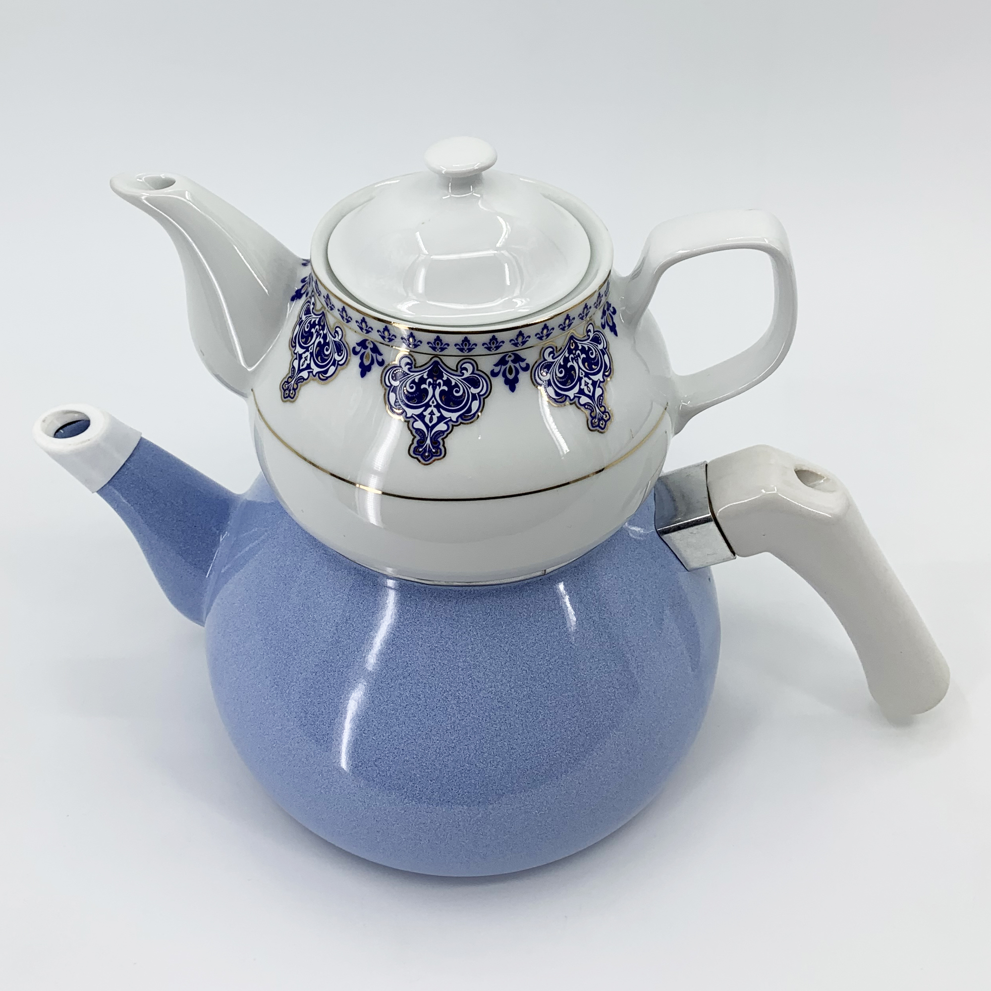 İpek Çaydanlık Takımı - Porselen / Emaye