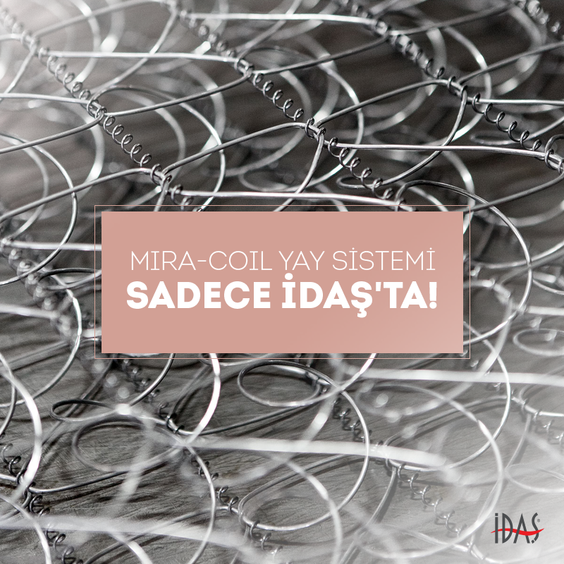 İDAŞ MIRACOIL PEDLİ YATAK 150 X 200 MIRA COIL PEDLİ Mira