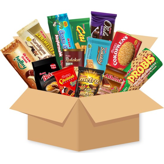 Ülker Paylaşım Paketi - En Sevilen Karışık Bisküvi ve Çikolata
