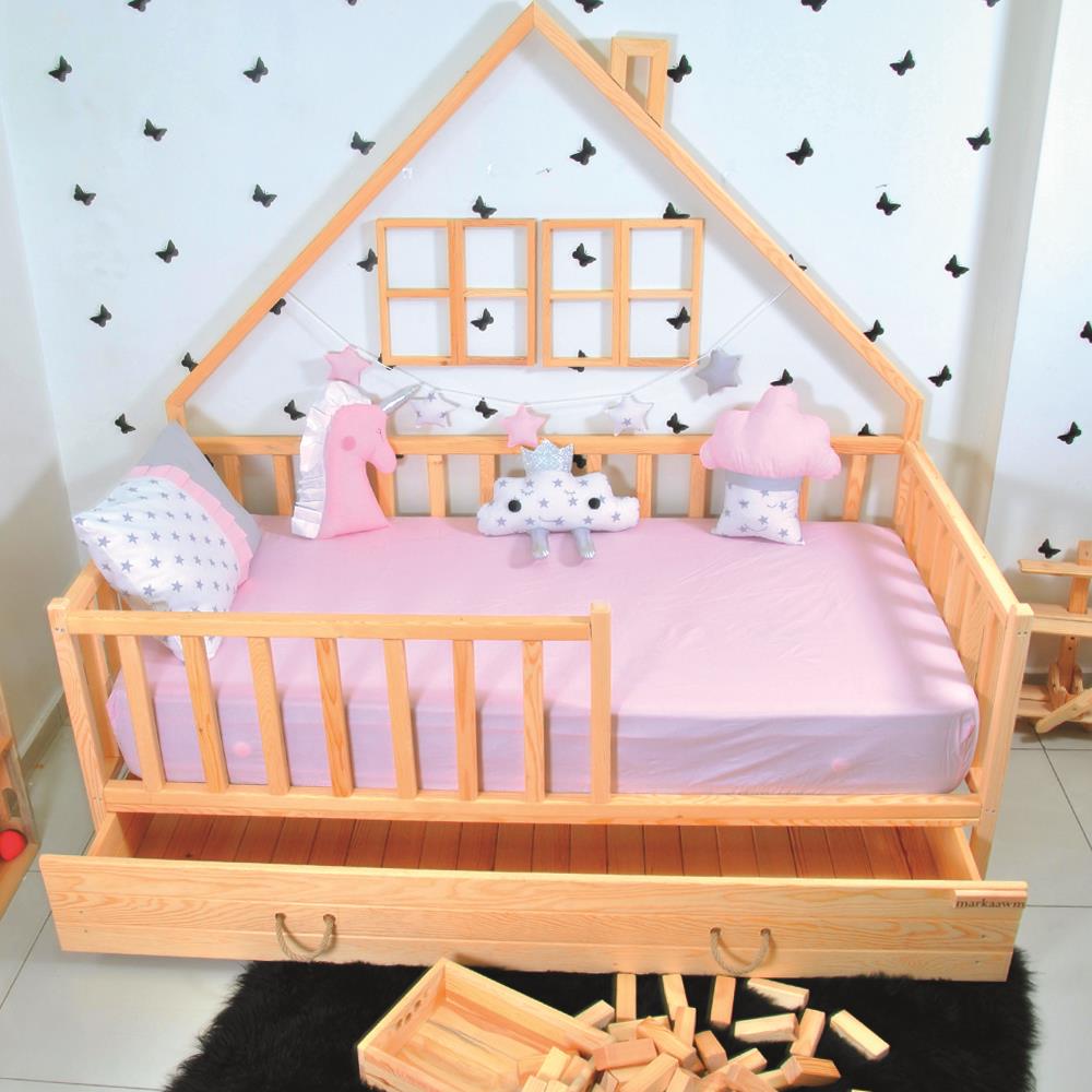 Markaawm Montessori Cocuk Yatak Cekmeceli 90x190 Karyola Yagmur Fiyatlari Ve Ozellikleri