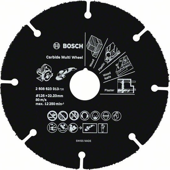 BOSCH Carbide Multi Wheel 125 mm - 2608623013
