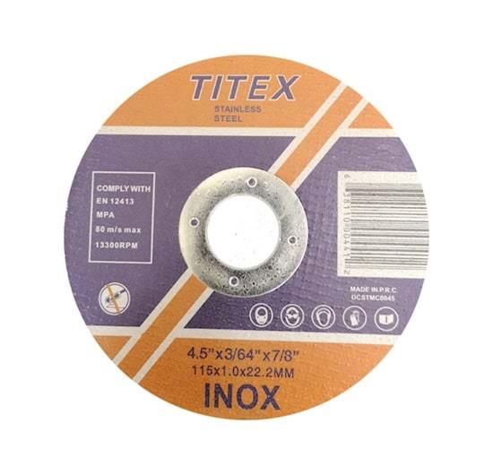 İnox Metal Kesici İnce Taş Titex 115 x 1.0 x 22,23