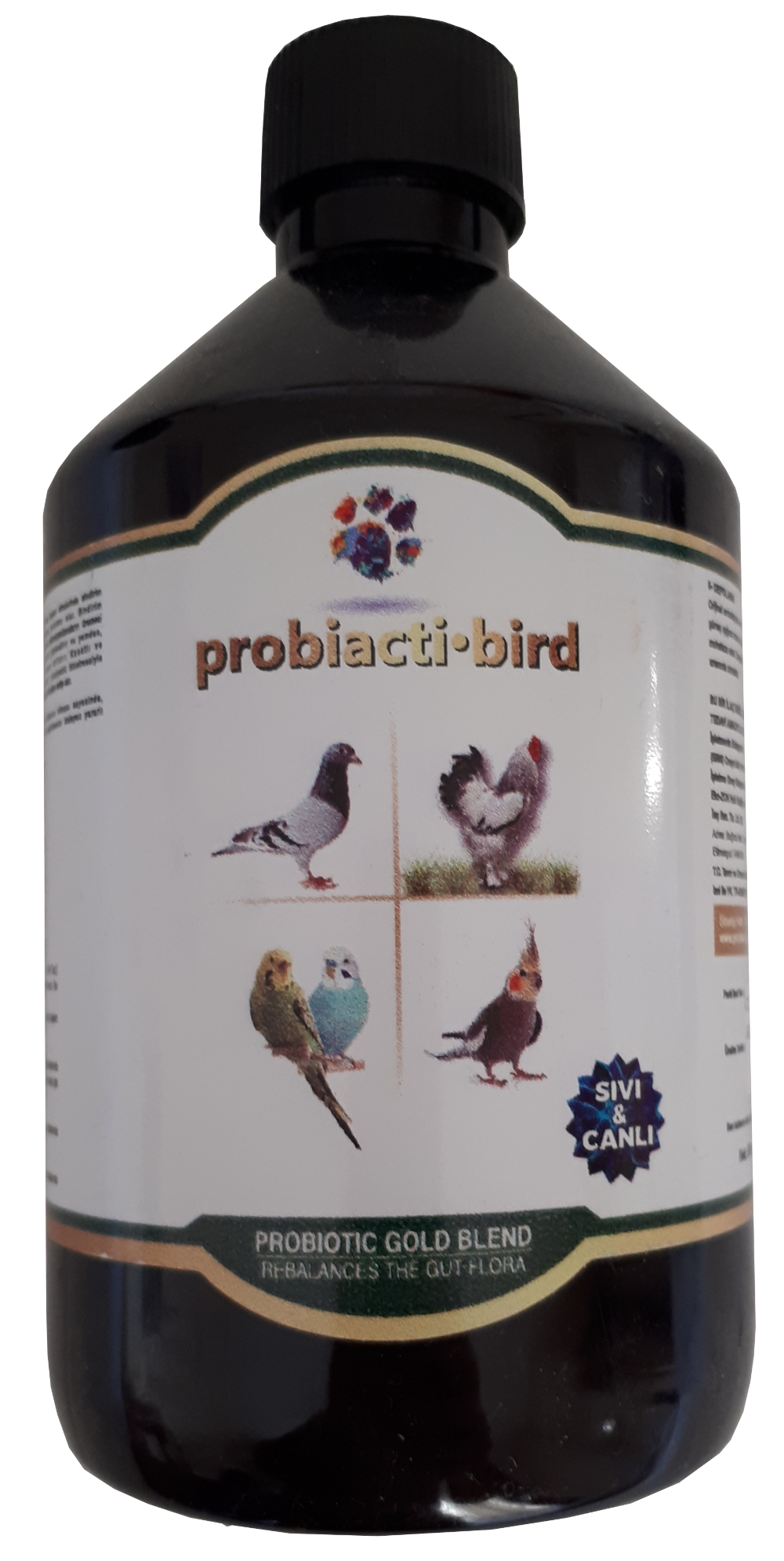 Probiacti Bird 500 ML Kuş Kanatlı Probiotic Sindirim Sistemi Için