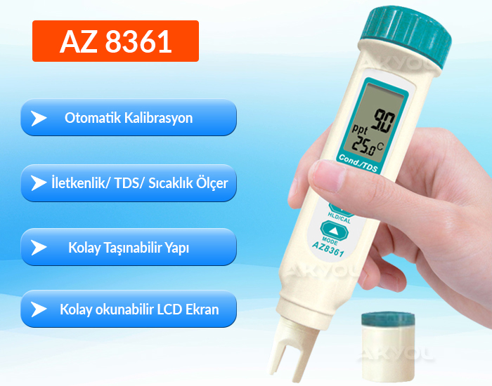 az 8361 tds ölçer