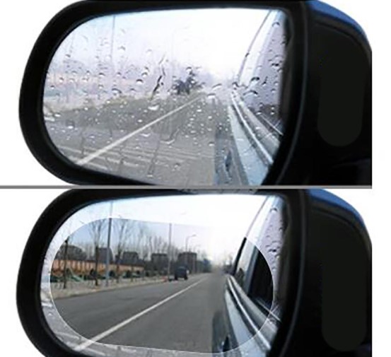 Araba Dış Yan Ayna Yağmur Kaydırıcı Buğu Film 2 Adet