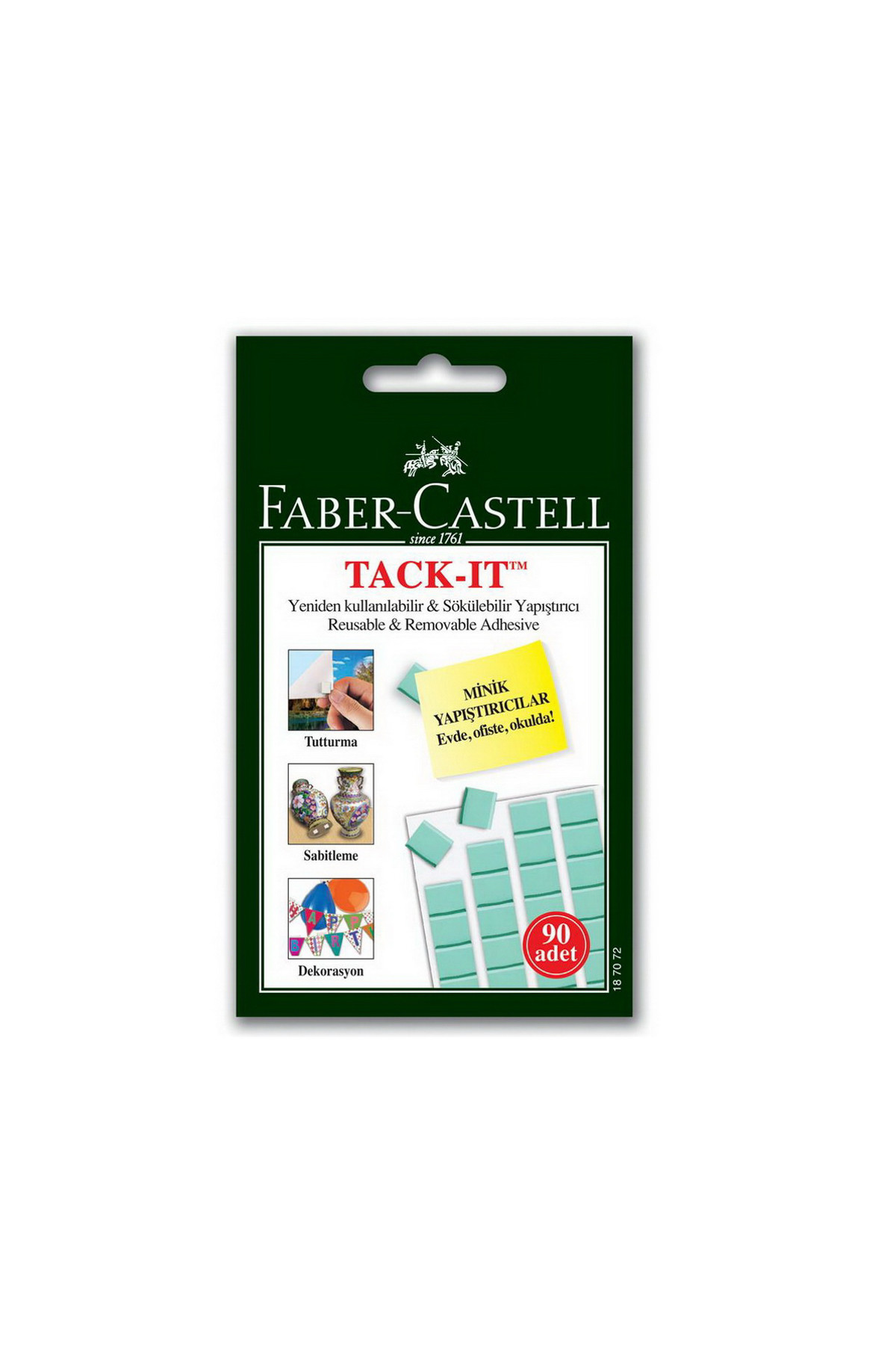 Faber Tack-it Hamur Yapıştırıcı Renkli 50 Gram (5130187091)