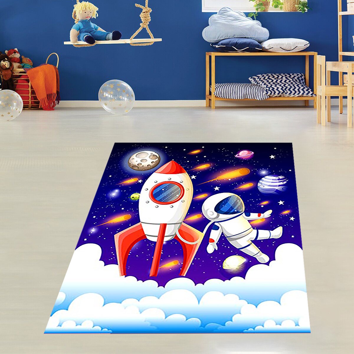 uzay desenli hali dijital baski yikanabilir kaymaz taban hali fiyatlari ve ozellikleri