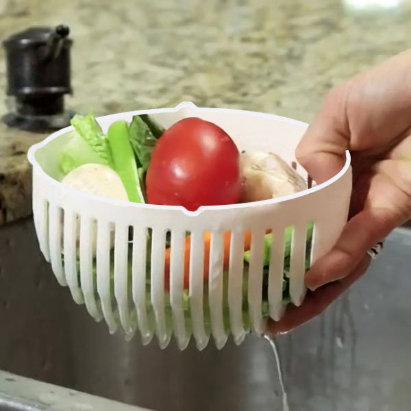 Pratik Salata Yapma Seti - Salad Cutter Bowl