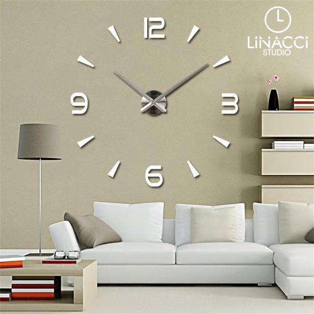LİNACCİ 3D Klasik Duvar Saati LNS0013