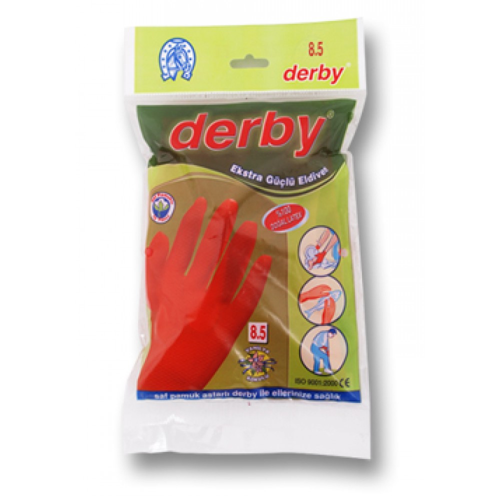 Derby  Bulaşık Eldiveni (No:7,5 - 8 - 8,5 - 9 - 9,5 - 10 )