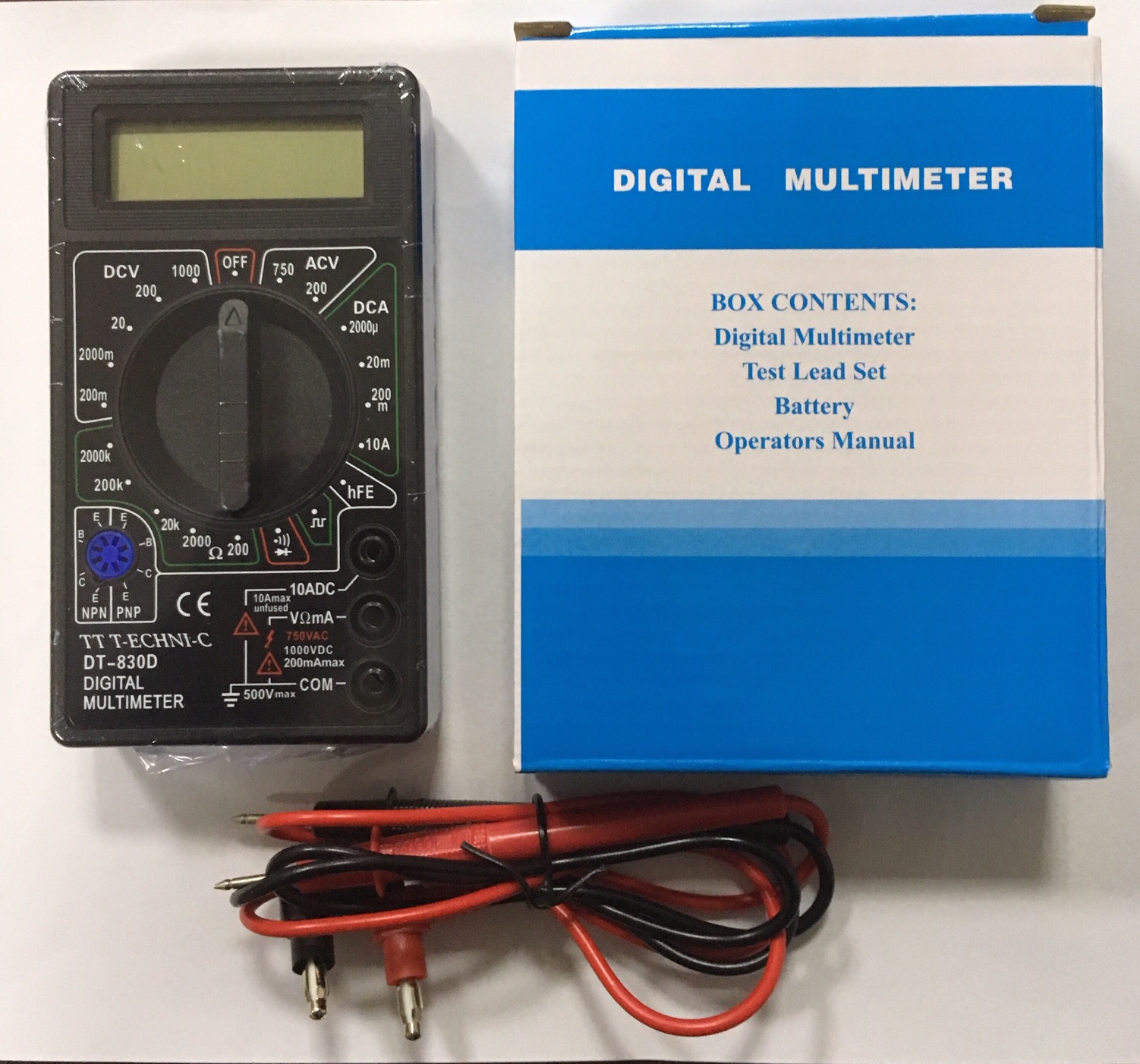 TT TECHNİC DT830D - Dijital Avometre Ölçü Aleti (Multimetre)