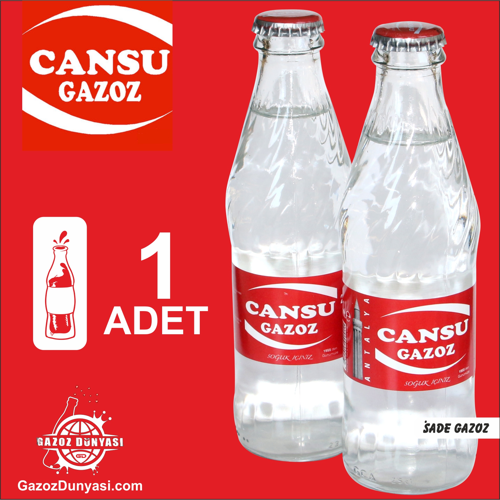 CANSU GAZOZ - SADE - 250 ML