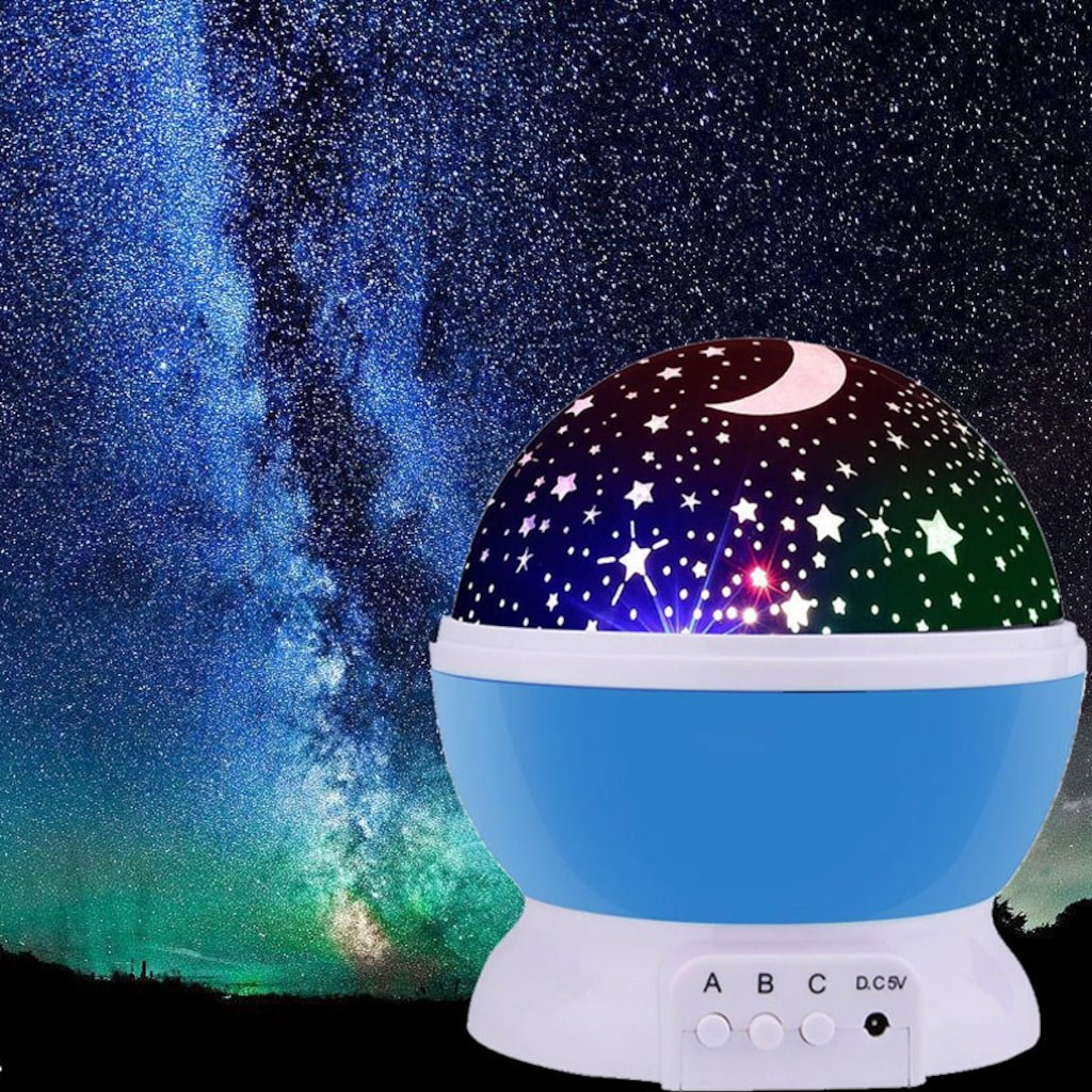Star Projeksiyon Led Gece Lambası Usb Tavan Yıldız Yansıtma Işığı