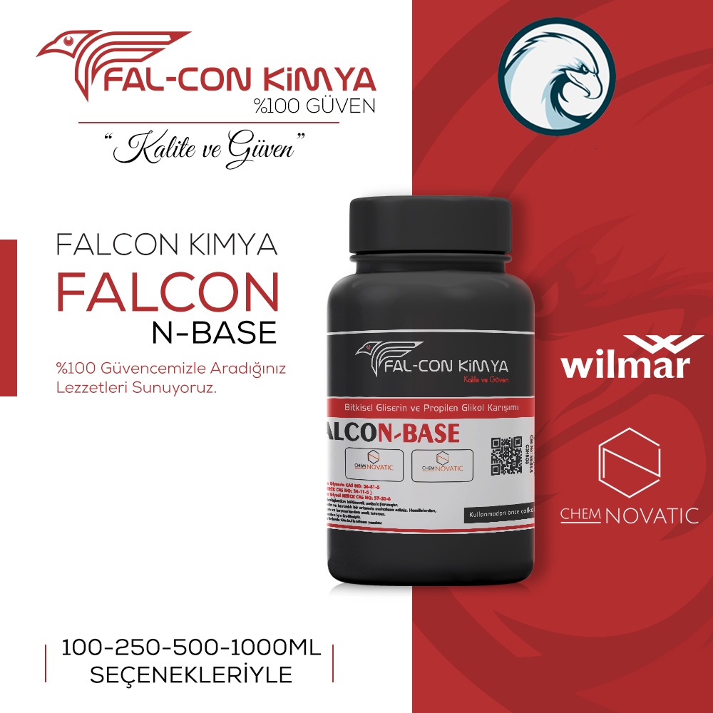 FALCON Nbase Chemnovatc-Wilmar Gliserin Aroma ile Kullanıma Uygun