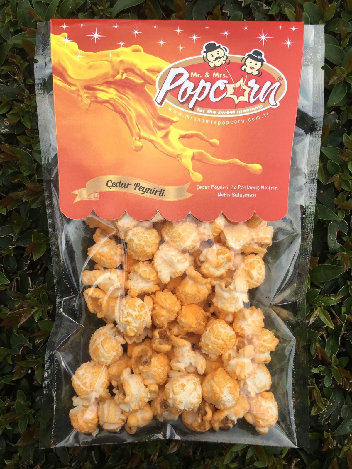 Mr.&Mrs.Popcorn - Çedar Peynirli Patlamış Mısır (30 gr.)