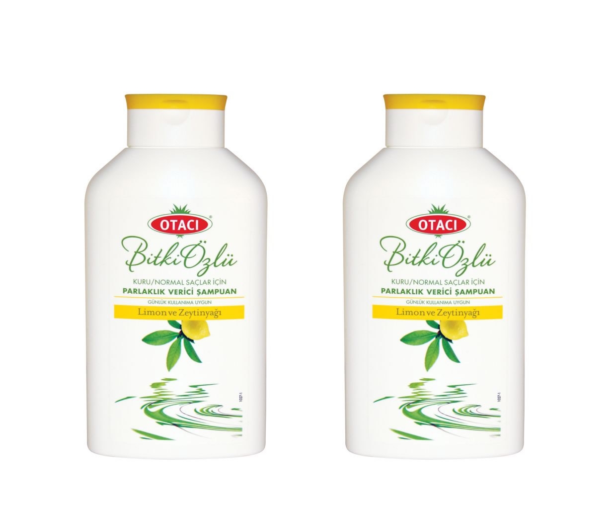 2 ADET - Otacı Bitki Özlü Zeytinyağlı - Limonlu Şampuan 400 ml
