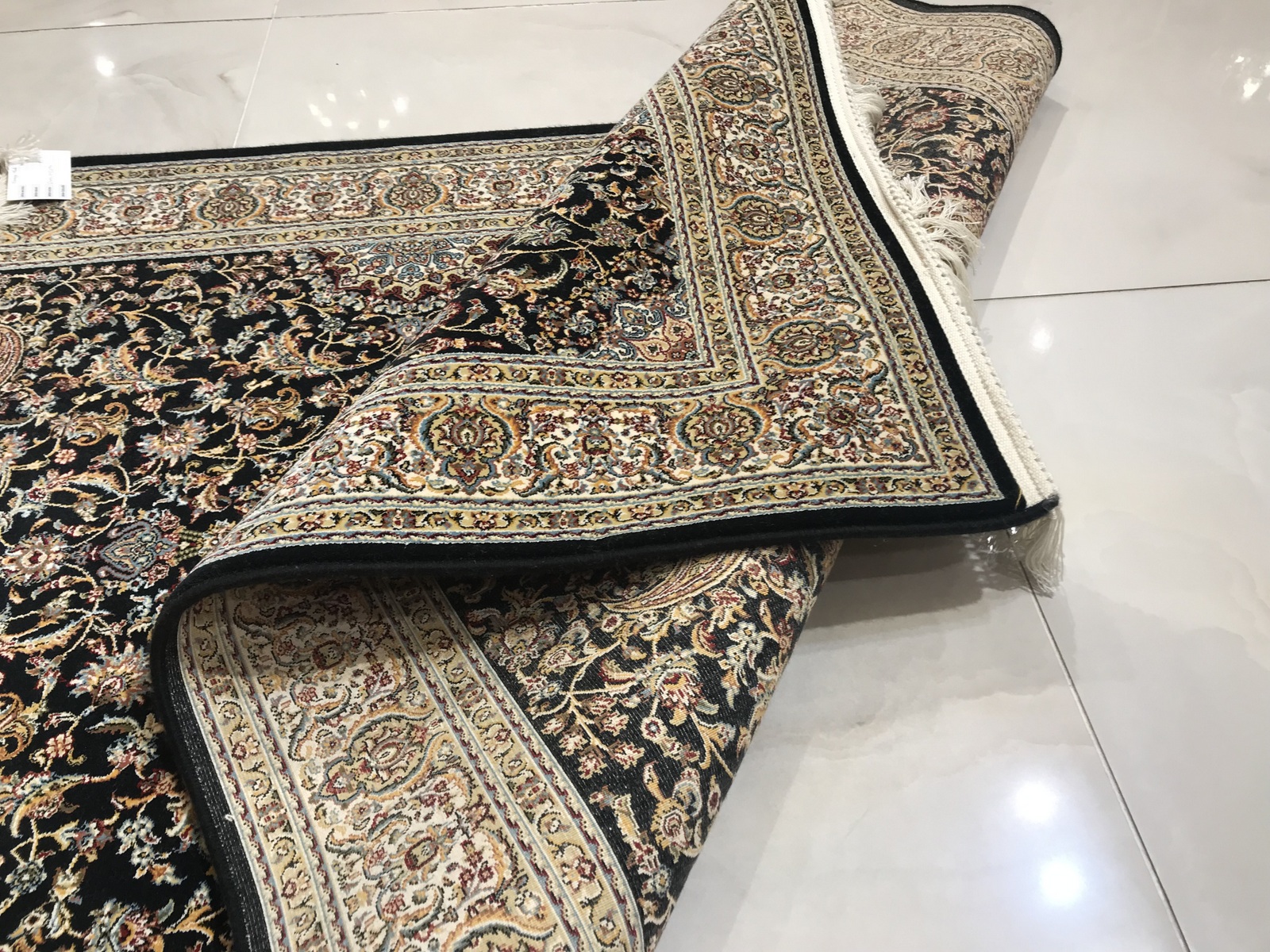 dilek hali abrishim 3823 lacivert krem 100cm x 200cm 2m2 fiyatlari ve ozellikleri