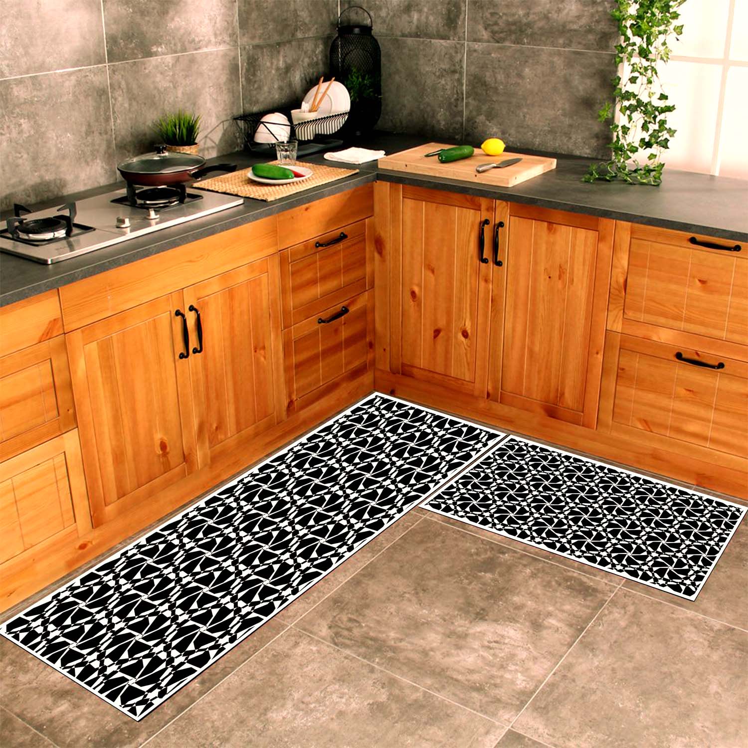 Dijidekor Dekoratif Dijital Sacakli Kesme Hali Yolluk Yikanabilir Antialaerjik Maca Beyaz 60x150 Trendyol