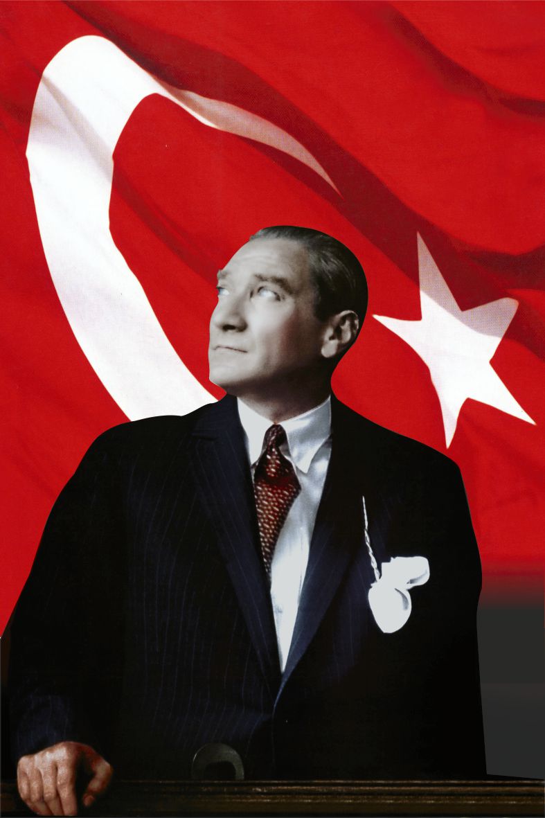 Bayrak - 200x300 cm Atatürk Posteri - Kaliteli Ürün uygun Fiyat