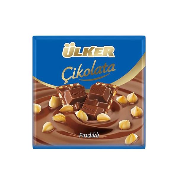 Ülker Fındık Kare Çikolata 65 Gr (6 Adet)